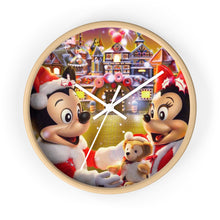Load image into Gallery viewer, Mickey &amp; Minnie Christmas Wall clock