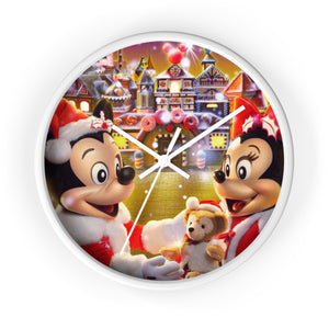 Mickey & Minnie Christmas Wall clock