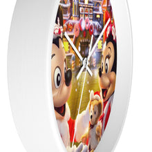 Load image into Gallery viewer, Mickey &amp; Minnie Christmas Wall clock
