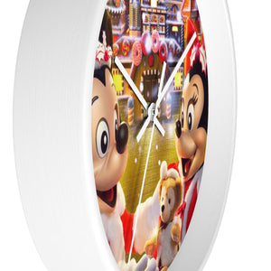 Mickey & Minnie Christmas Wall clock