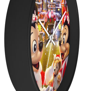 Mickey & Minnie Christmas Wall clock