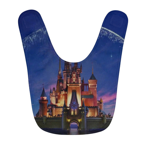 Disney Castle Fleece Baby Bib
