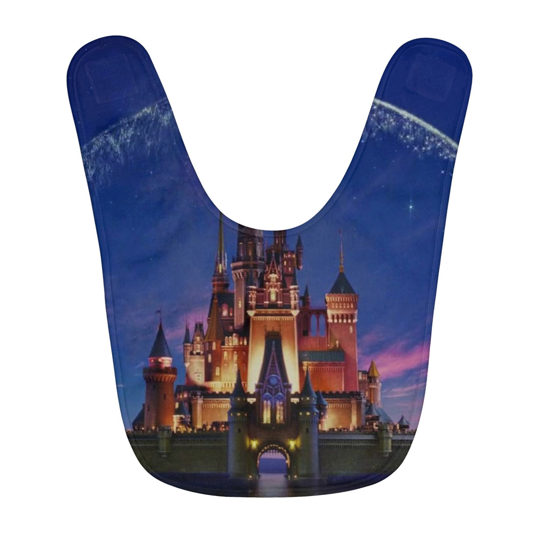 Disney Castle Fleece Baby Bib