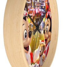 Load image into Gallery viewer, Mickey &amp; Minnie Christmas Wall clock