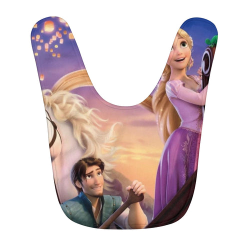Tangled Fleece Baby Bib