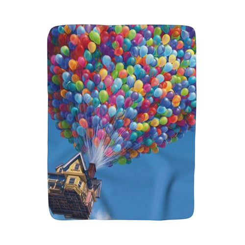 Up House Fleece Blanket