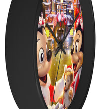 Load image into Gallery viewer, Mickey &amp; Minnie Christmas Wall clock