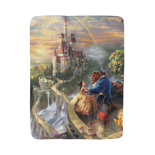 Beauty & The Beast Fleece Blanket
