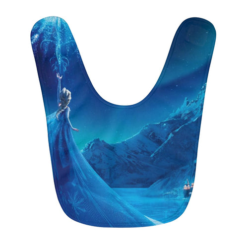 Frozen (Elsa) Fleece Baby Bib